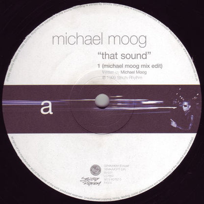 Michael Moog : That Sound (12")