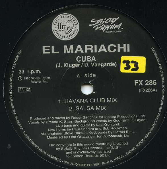 El Mariachi : Cuba (12", Single)