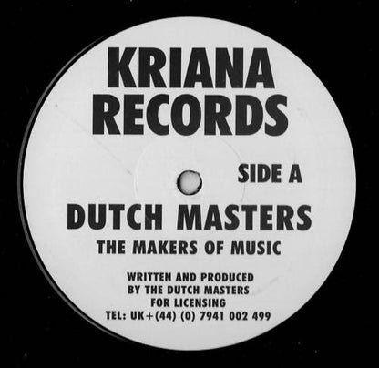 Dutch Masters : The Makers Of Music (12")
