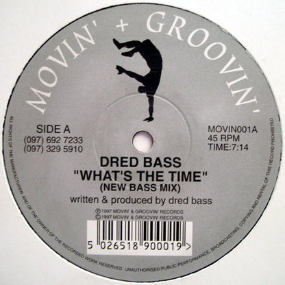 Dred Bass : What's The Time (12")