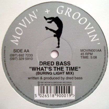 Dred Bass : What's The Time (12")