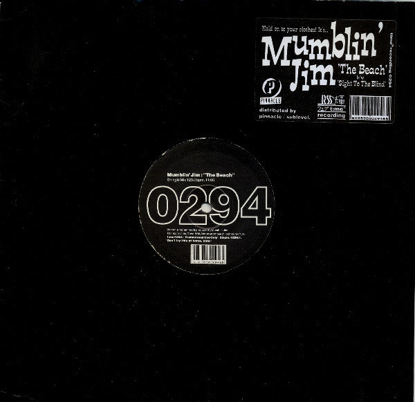 Mumblin' Jim : The Beach (12", Promo)