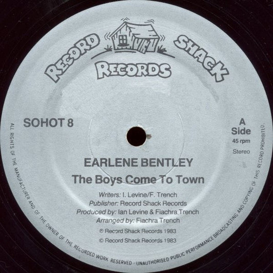 Earlene Bentley : The Boys Come To Town (12")