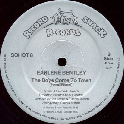 Earlene Bentley : The Boys Come To Town (12")