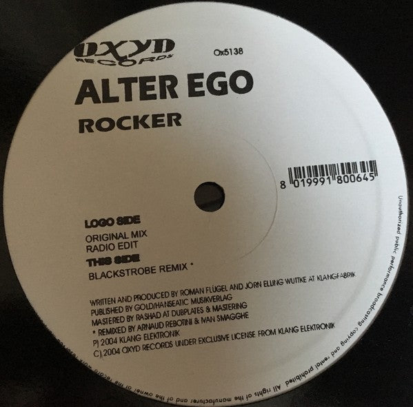 Alter Ego : Rocker (12")