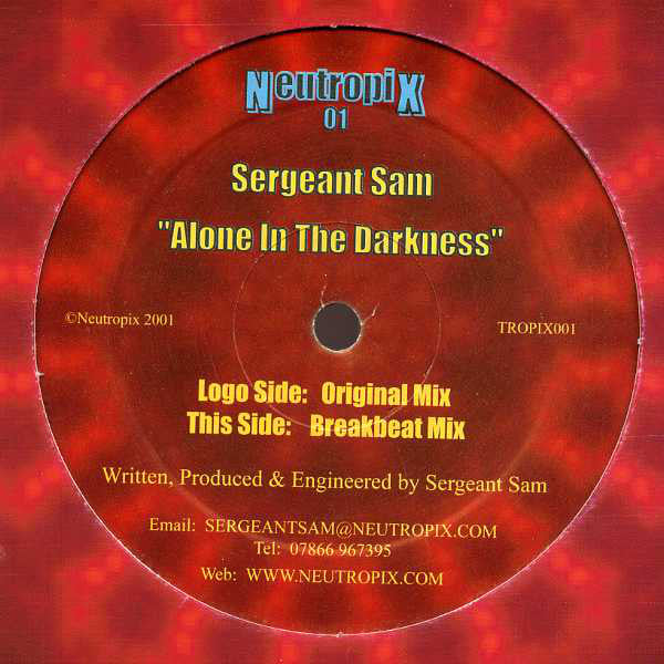 Sergeant Sam : Alone In The Darkness (12")