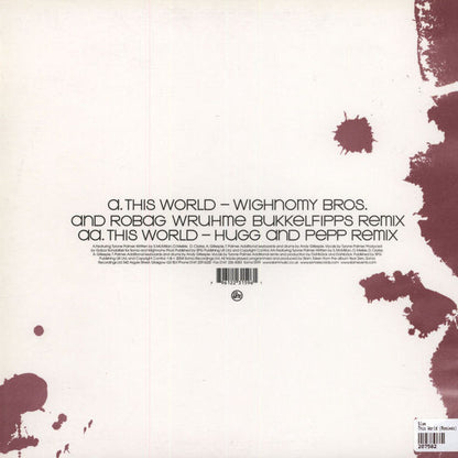Slam : This World (Remixes) (12", Pic)