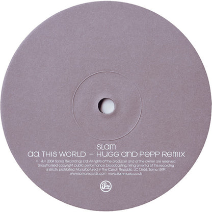 Slam : This World (Remixes) (12", Pic)