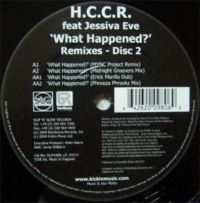 Harry "Choo Choo" Romero : What Happened? (Remixes  Pt. 2) (12")