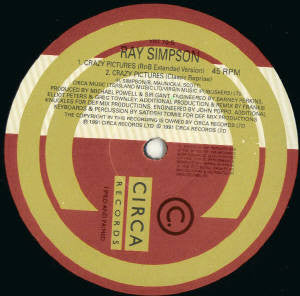 Ray Simpson (2) : Crazy Pictures (12")