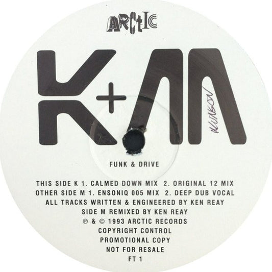 K&M : Funk & Drive (12", Promo)