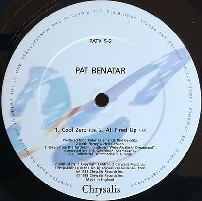 Pat Benatar : All Fired Up (12")