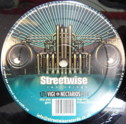 Vigi & Nectarios : Guru / 2cbeat (EK Remix) (12")