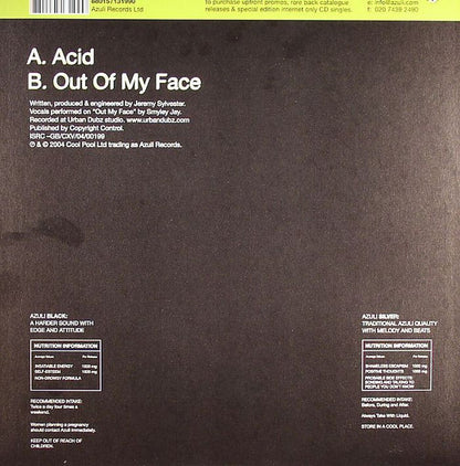Electronika* : Acid / Out Of My Face (12")