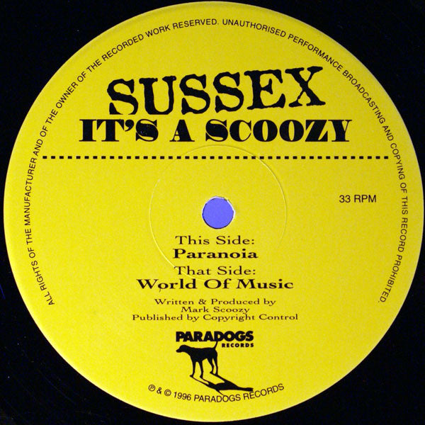 Sussex : It's A Scoozy (12")