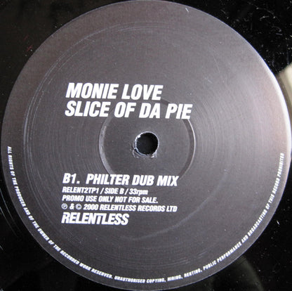 Monie Love : Slice Of Da Pie (12", Promo)