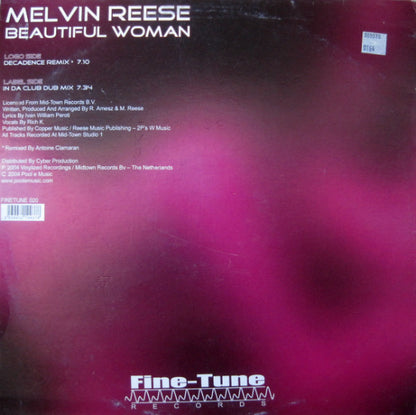 Melvin Reese : Beautiful Woman (12")