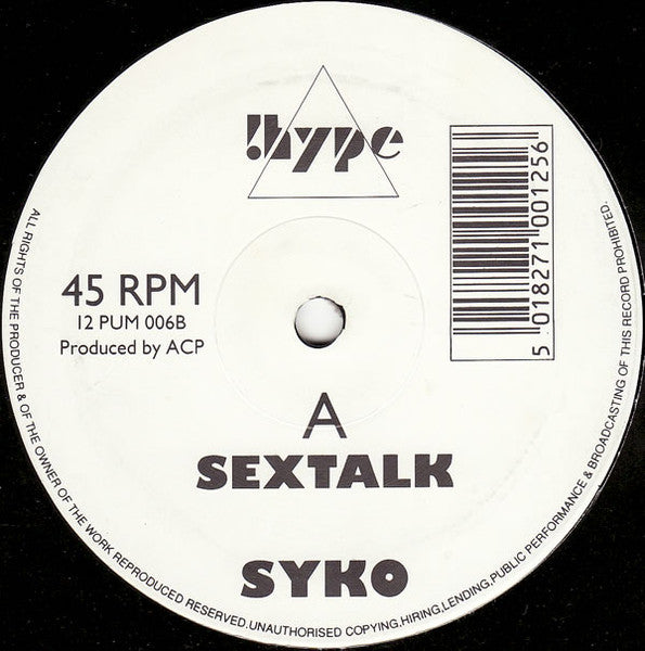 Syko : Sextalk / Night Of The Demon (12")