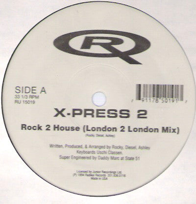 X-Press 2 : Rock 2 House / Hip Housin' (12")