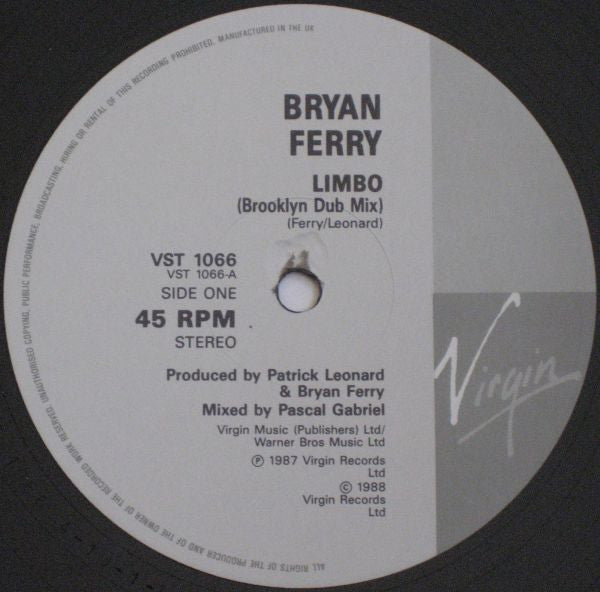 Bryan Ferry : Limbo (12")