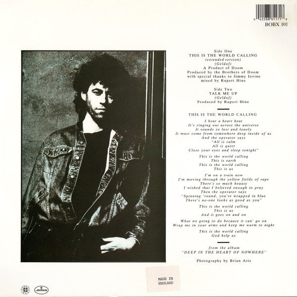 Bob Geldof : This Is The World Calling (12", Single)