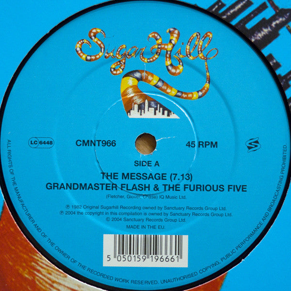Grandmaster Flash & The Furious Five / Grandmaster Flash : The Message / Adventures On The Wheels Of Steel (12", RE)