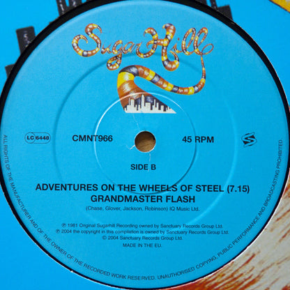 Grandmaster Flash & The Furious Five / Grandmaster Flash : The Message / Adventures On The Wheels Of Steel (12", RE)