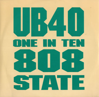 UB40, 808 State : One In Ten (12", RE)