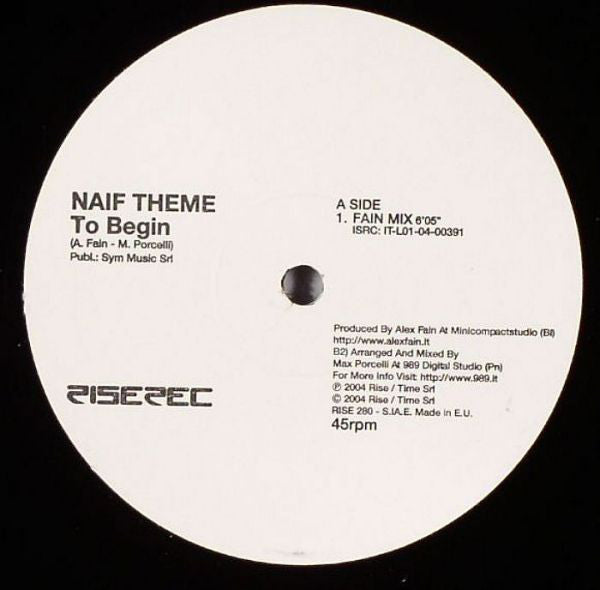 Naif Theme : To Begin (12")