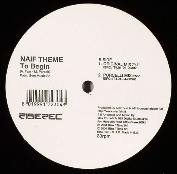 Naif Theme : To Begin (12")