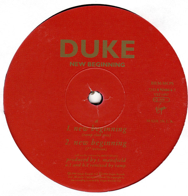 Duke : New Beginning (12", Single)