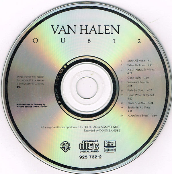 Van Halen : OU812 (CD, Album, RE)