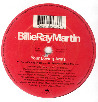 Billie Ray Martin : Your Loving Arms (12")