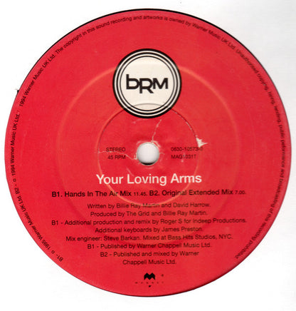 Billie Ray Martin : Your Loving Arms (12")