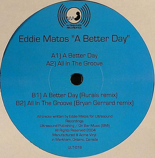 Eddie Matos : A Better Day (12")