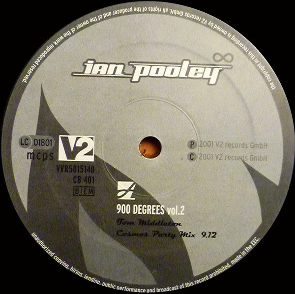 Ian Pooley : 900 Degrees Vol. 2 (12")