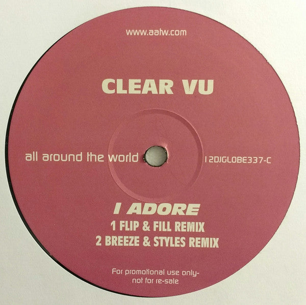 Clear Vu : I Adore (2x12", Single, Promo)