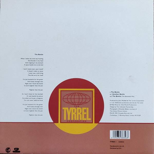 The Tyrrel Corporation : The Bottle (12", Single)