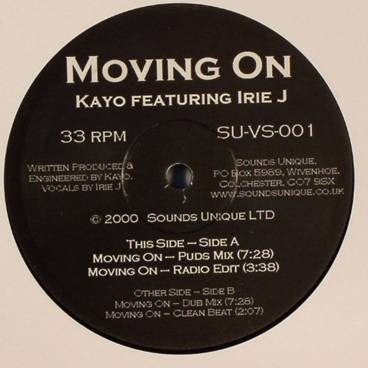 Kayo Featuring Irie J : Moving On (12")