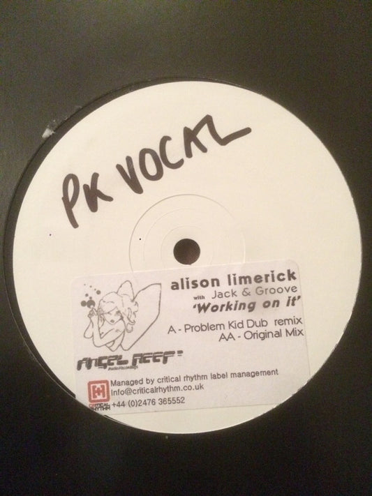 Alison Limerick with Jack And Master : Working On It (12", W/Lbl, Sti)