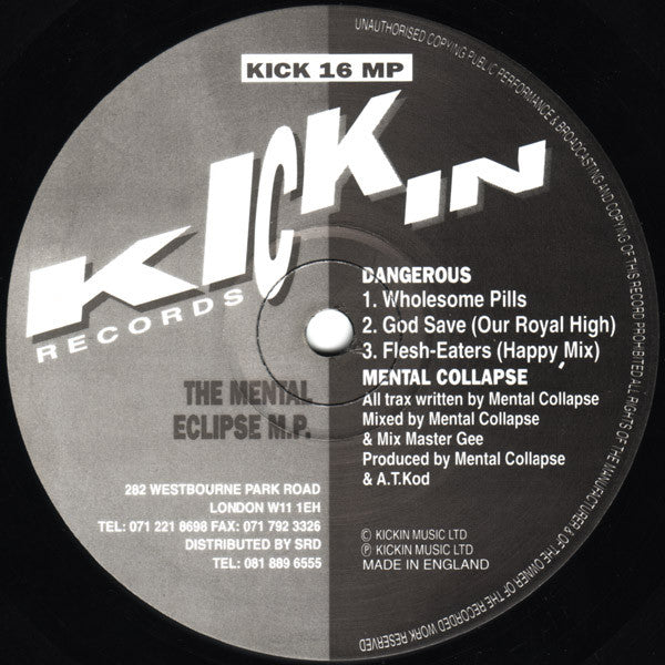 Wishdokta Introducing Mental Collapse : The Mental Eclipse M.P. (12")