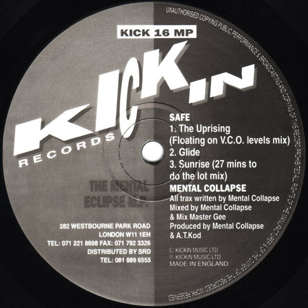 Wishdokta Introducing Mental Collapse : The Mental Eclipse M.P. (12")