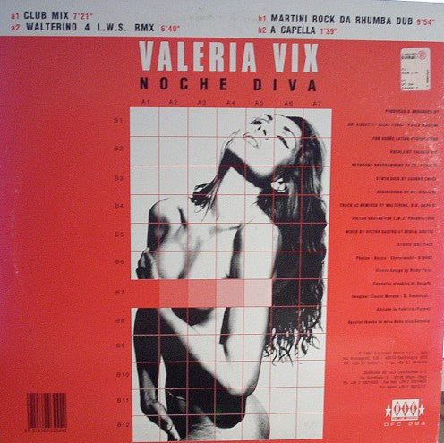 Sueño Latino Presents Valeria Vix : Noche Diva (12")