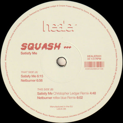 Squash (21) : Satisfy Me (12", EP)