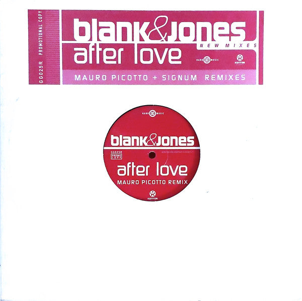 Blank&Jones* : After Love (Mauro Picotto + Signum Remixes) (12", Promo)