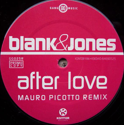 Blank&Jones* : After Love (Mauro Picotto + Signum Remixes) (12", Promo)