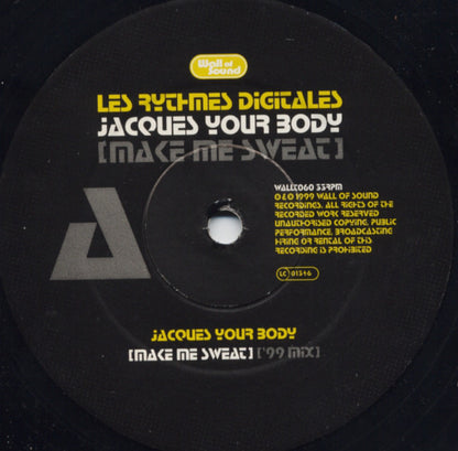 Les Rythmes Digitales : Jacques Your Body (Make Me Sweat) (12")