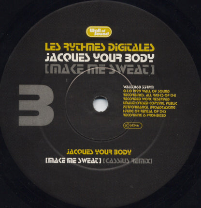 Les Rythmes Digitales : Jacques Your Body (Make Me Sweat) (12")