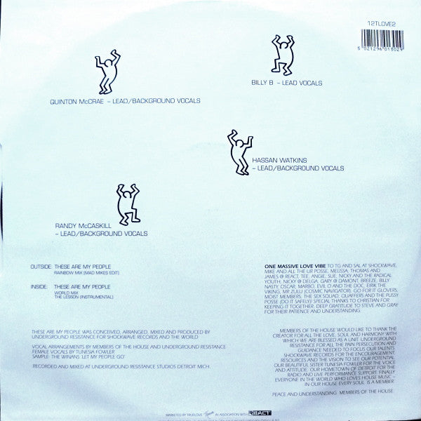 Members Of The House : These Are My People (12")