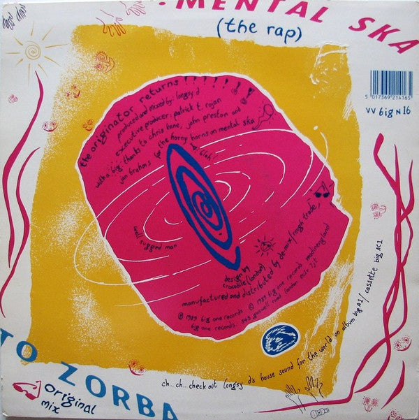 Longsy D's House Sound* : Mental Ska (The Rap) (12")